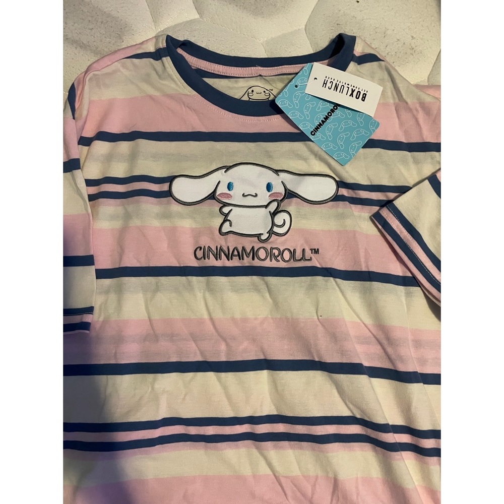 Sanrio Cinnamoroll Striped Tee Shirt